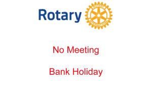 No Meeting Bank Holiday